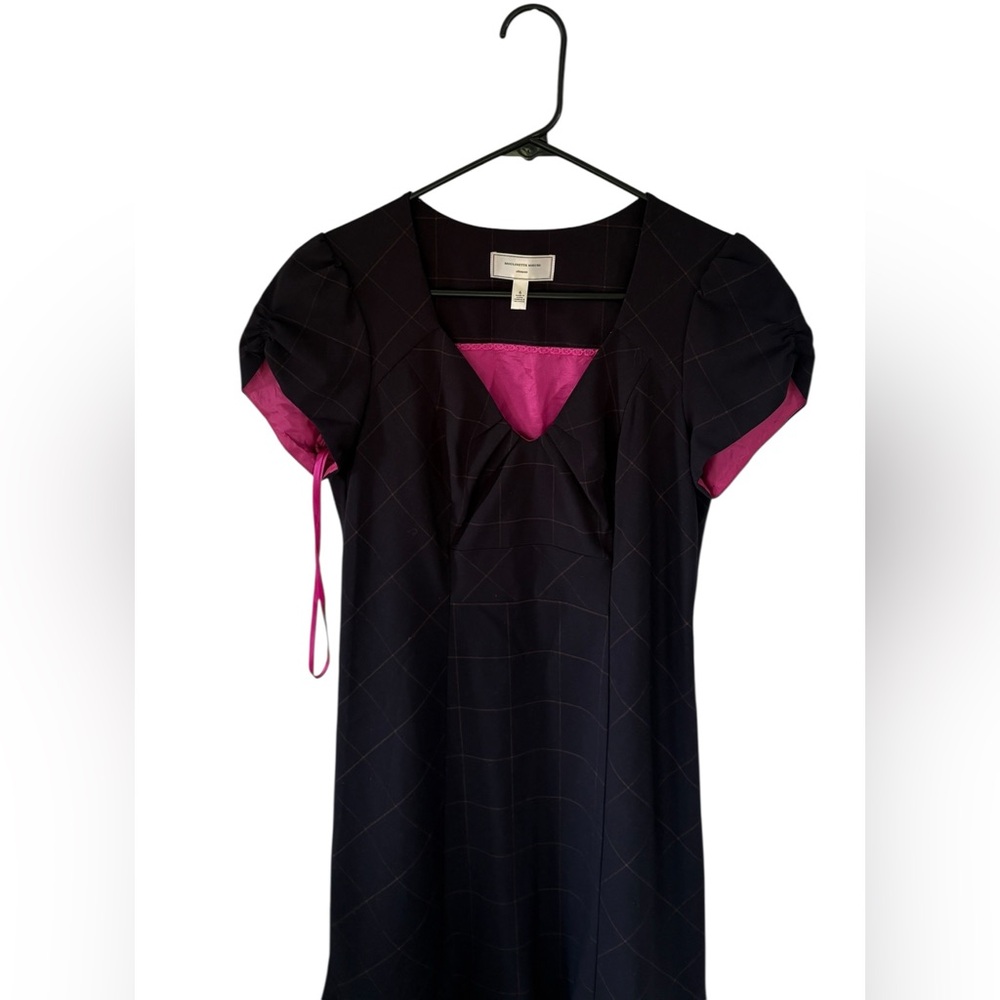 Moulinette Soeurs Blackboard Windowpane Dress - Picture 3 of 7